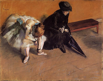 Waiting Edgar Degas